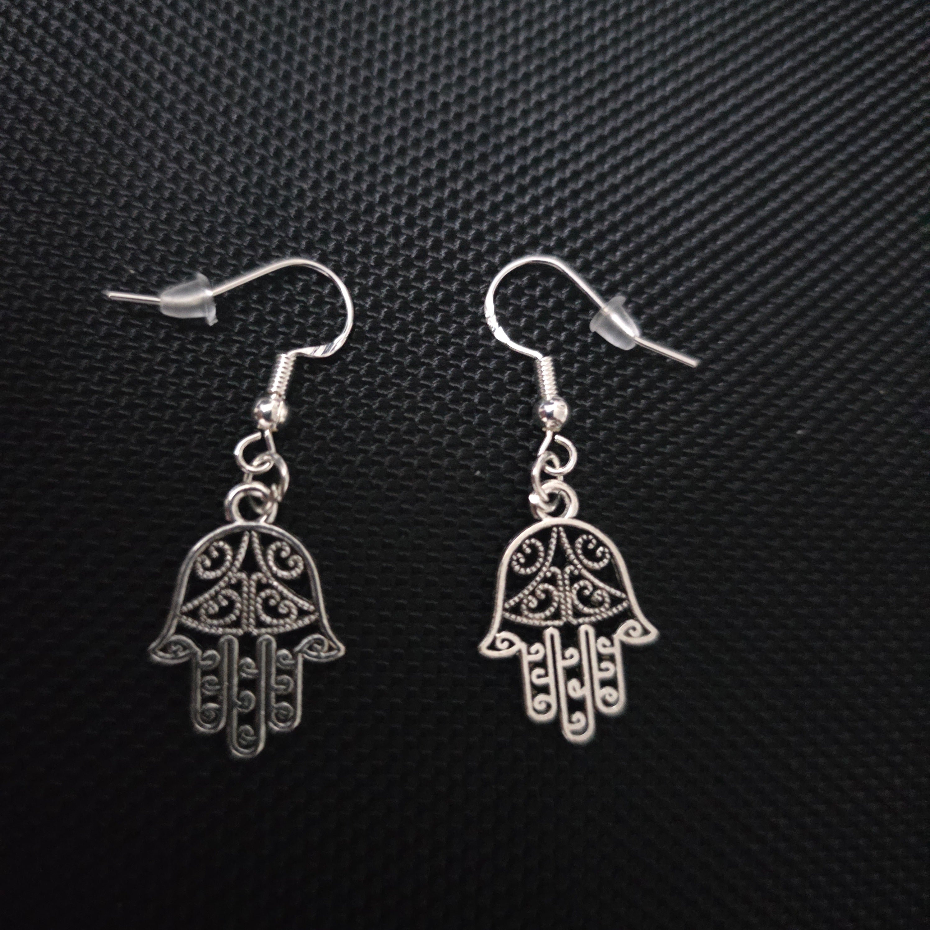 Hand tattoo earrings