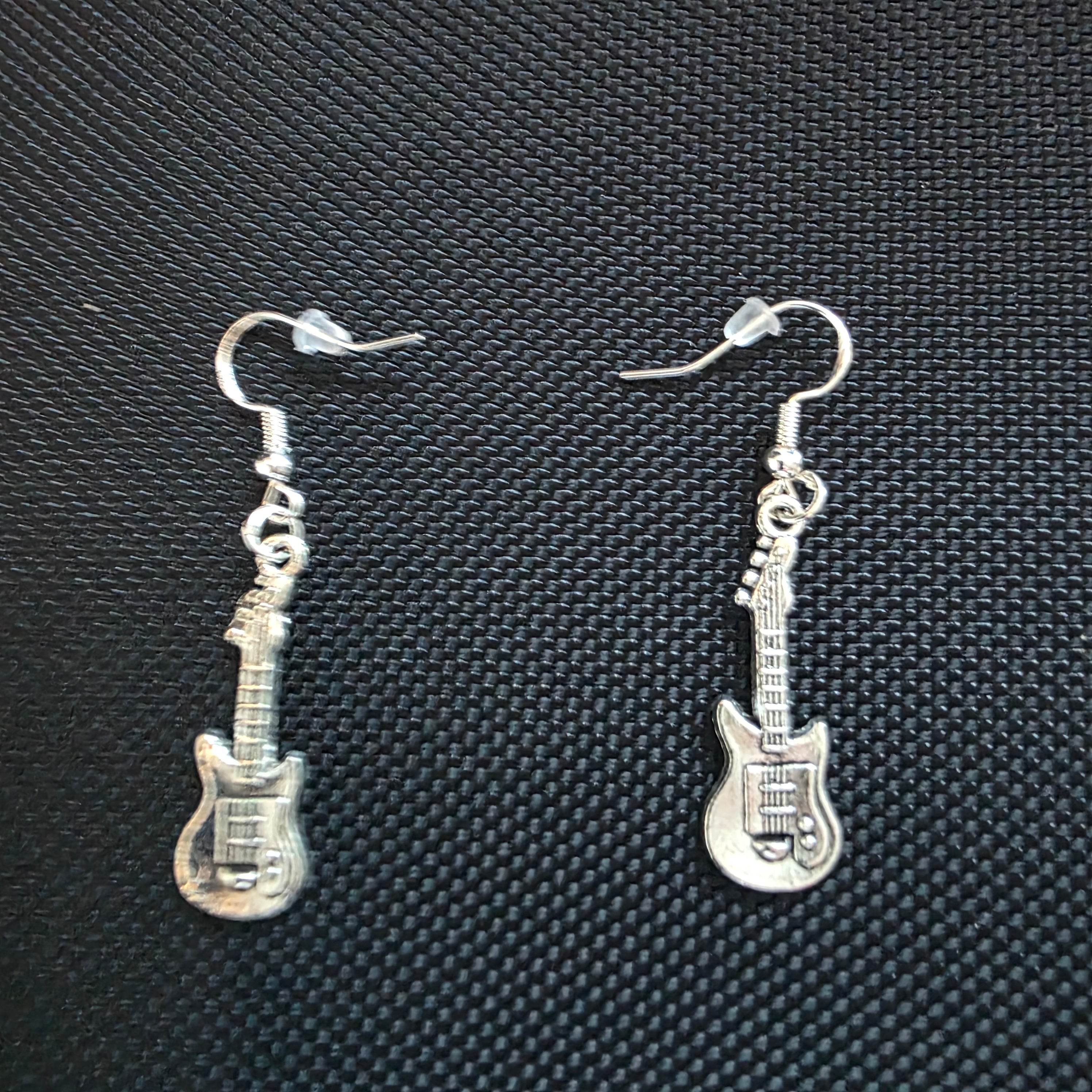 Guitar earrings