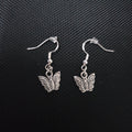 Small butterfly earrings