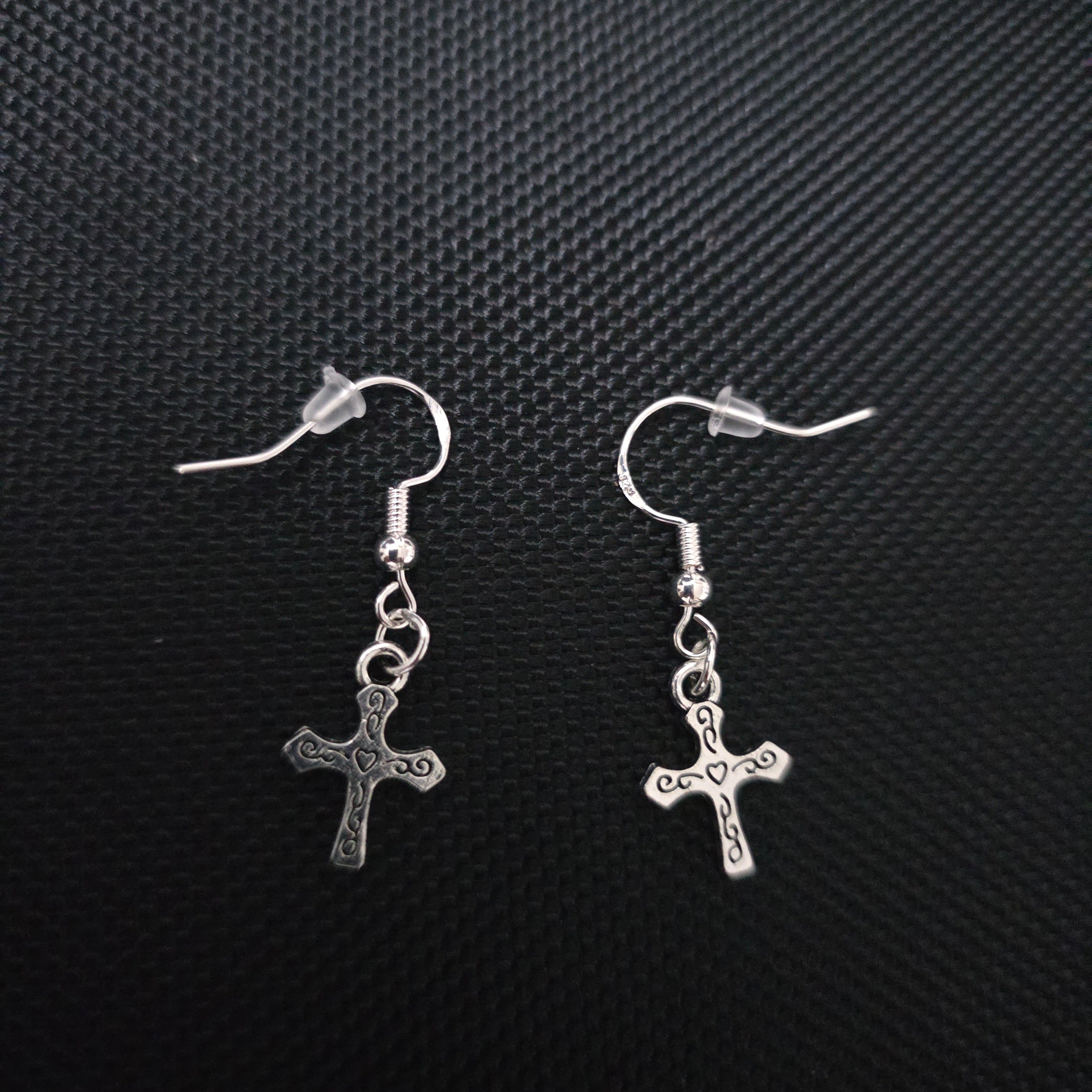 Cross earrings