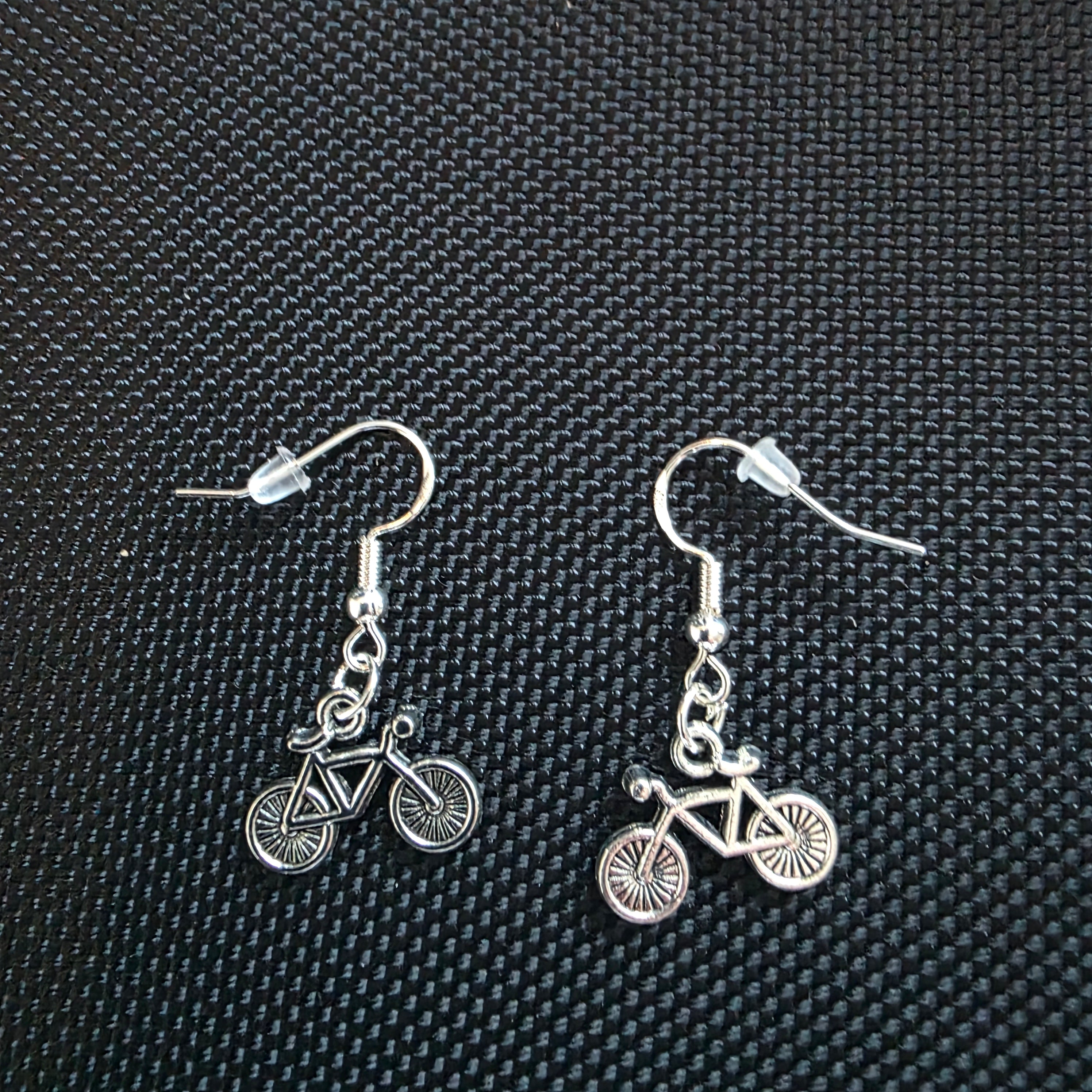 Bicycle earrings