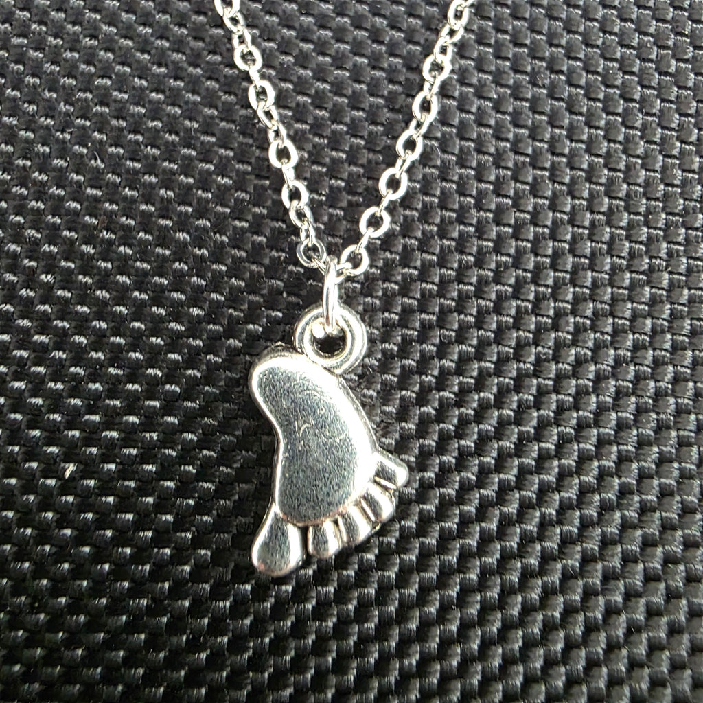 Footprint necklace