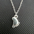 Footprint necklace