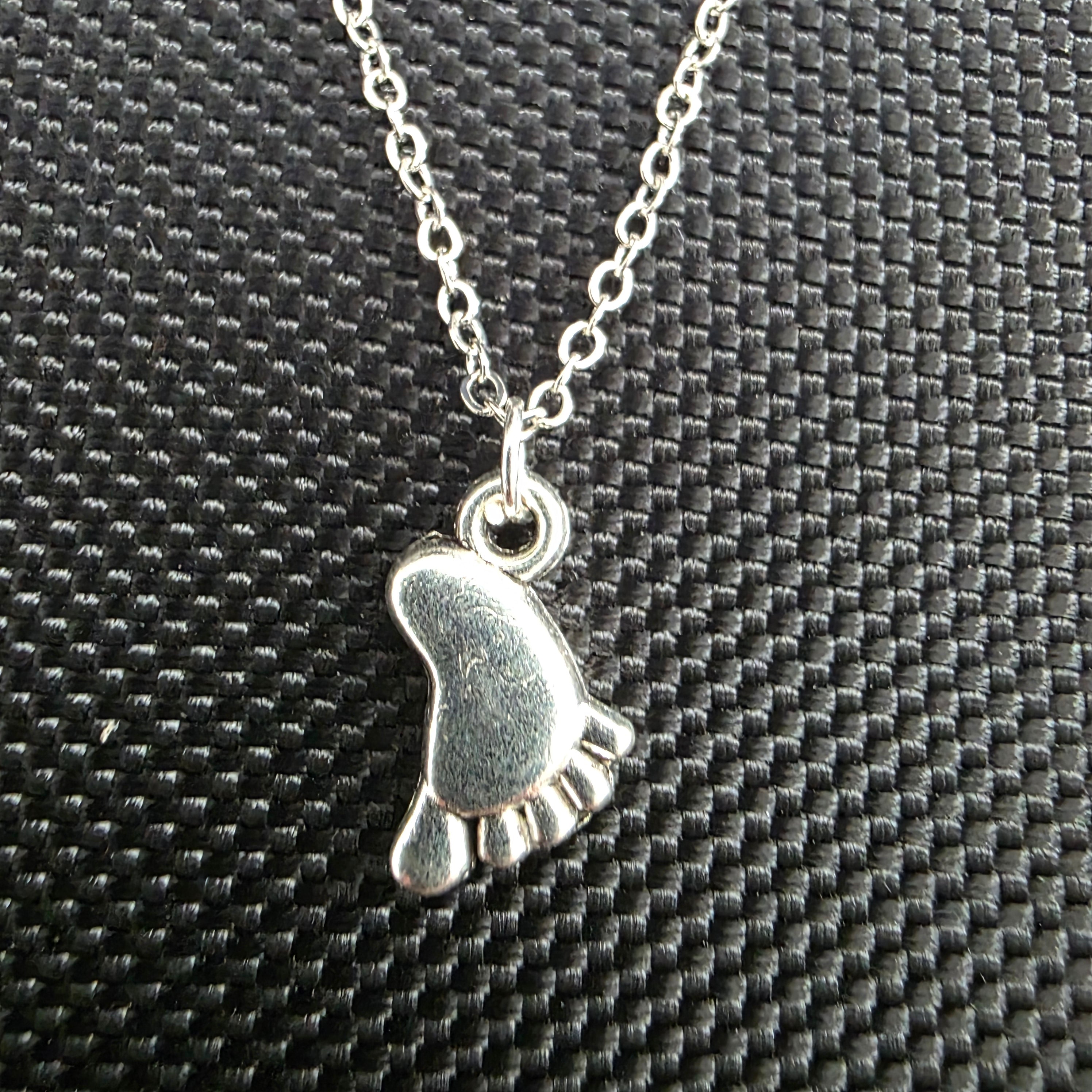 Footprint necklace