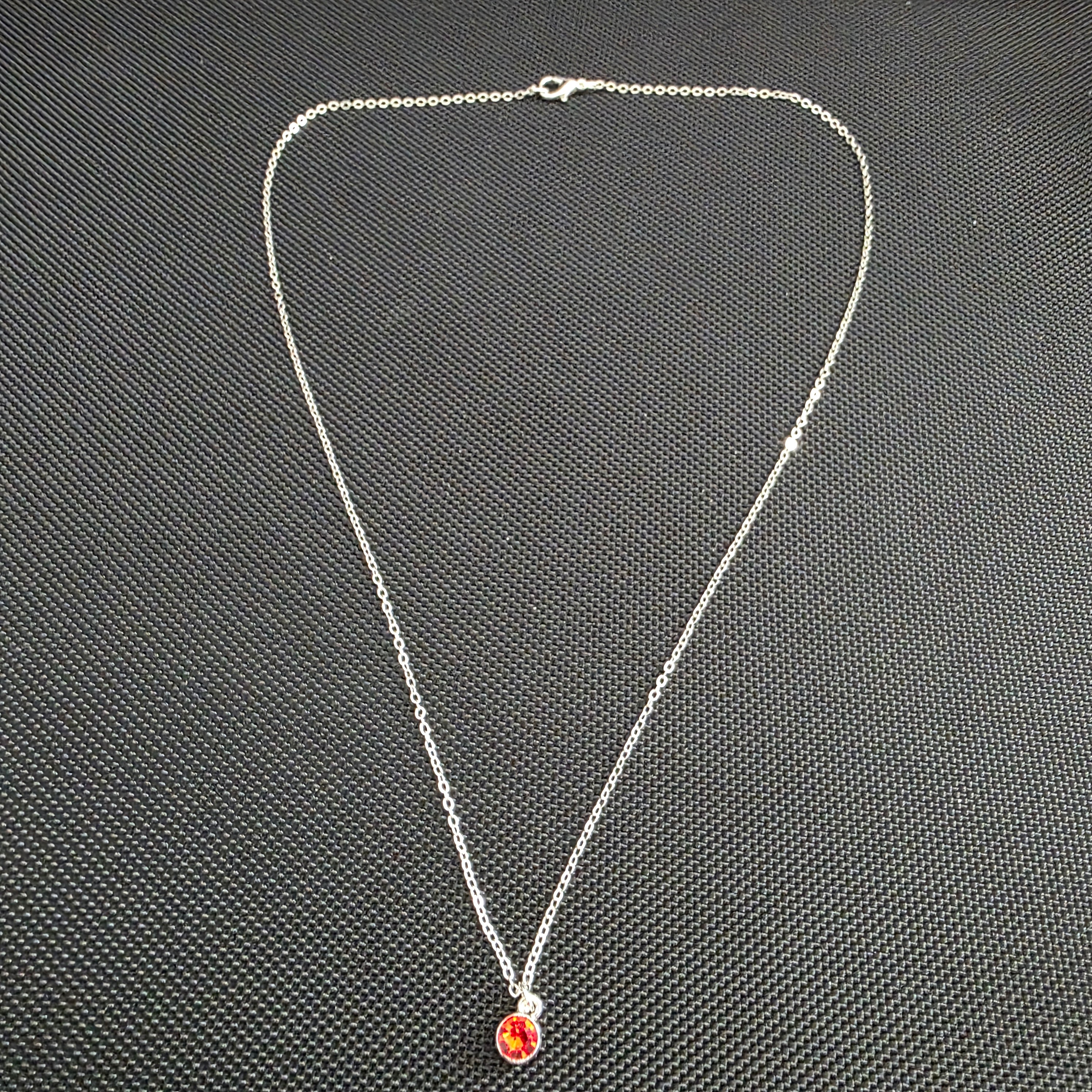 Red gem necklace