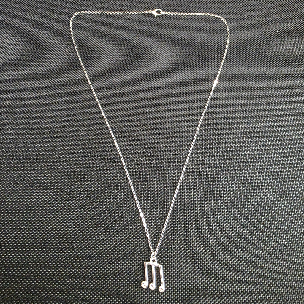 Musical note necklace