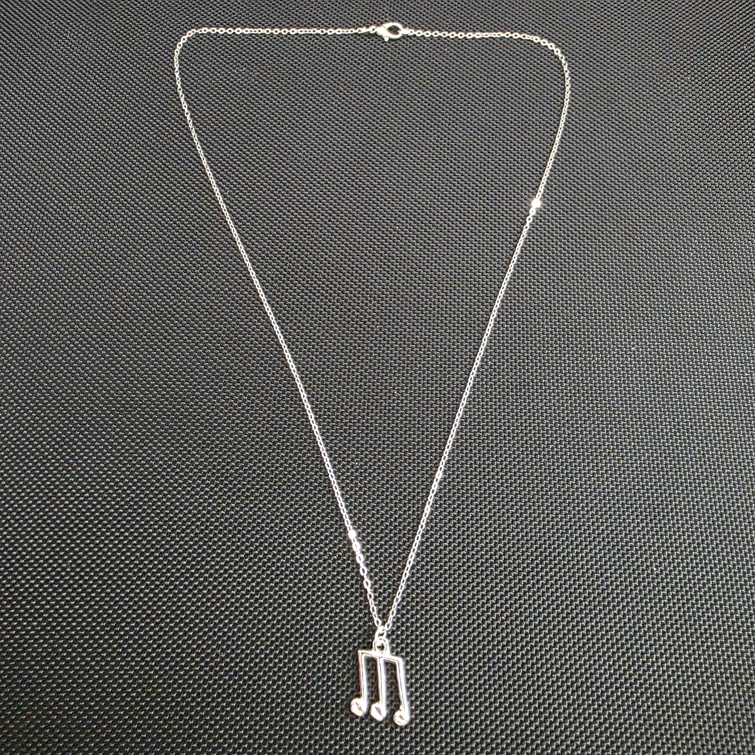 Musical note necklace
