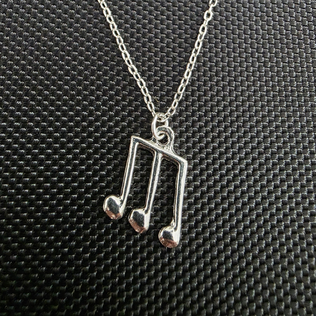 Musical note necklace