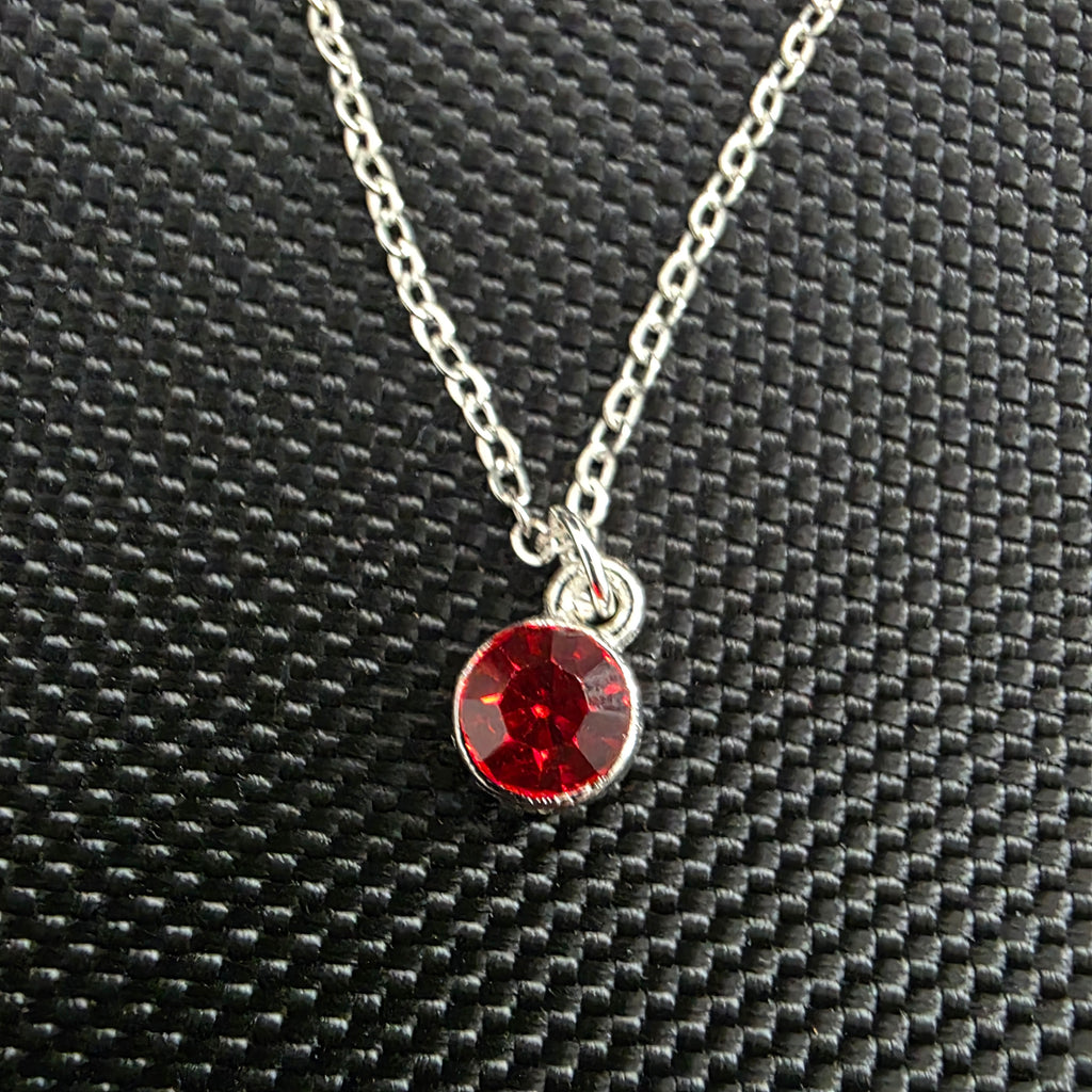 Red gem necklace