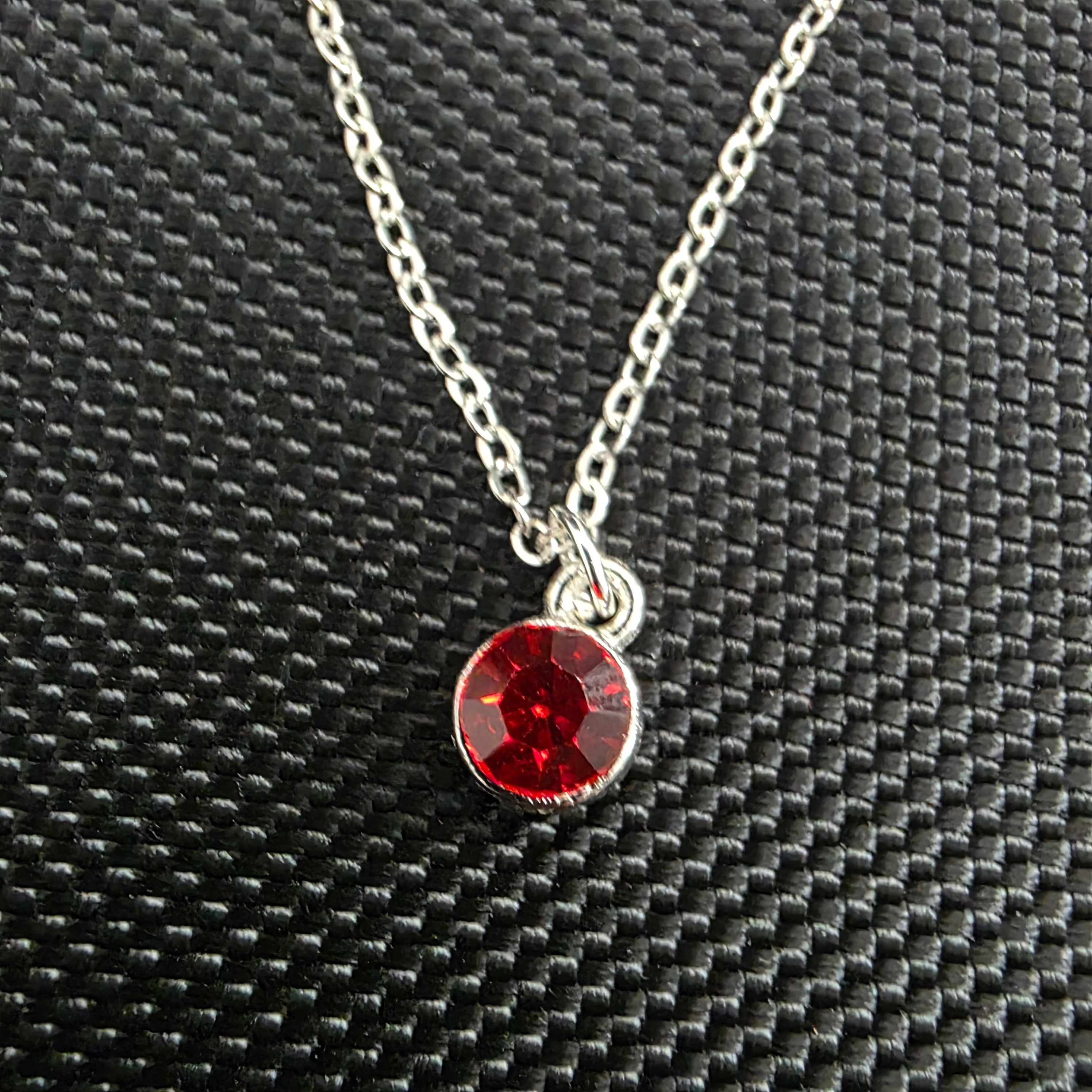 Red gem necklace
