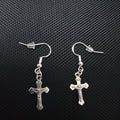 Crucifix earrings
